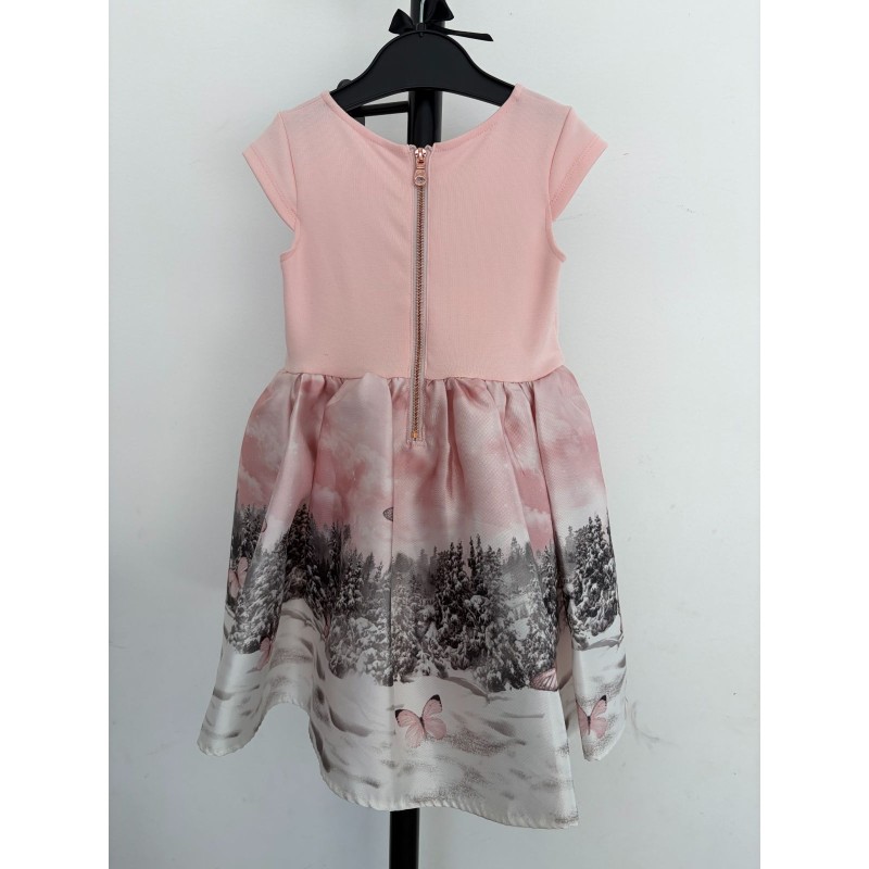 Robe fille élégante H&M rose