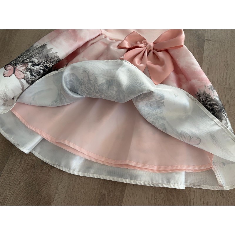 Robe fille élégante H&M rose