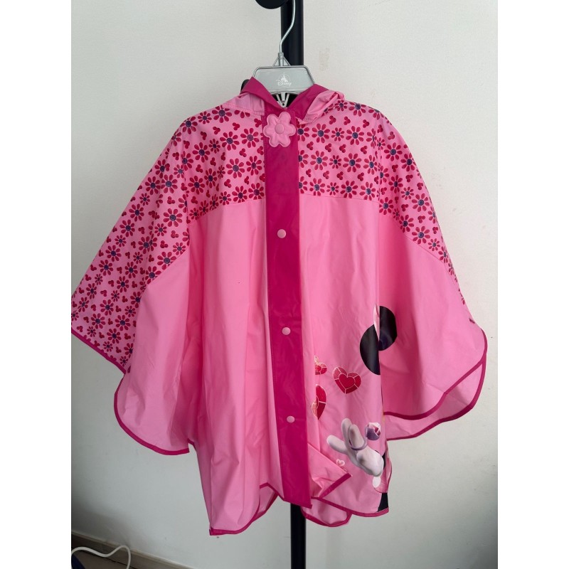 Pancho imperméable rose Disney Minnie