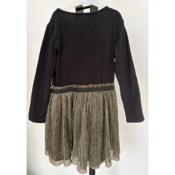 Robe Minnie Mouse Disney noire et dorée