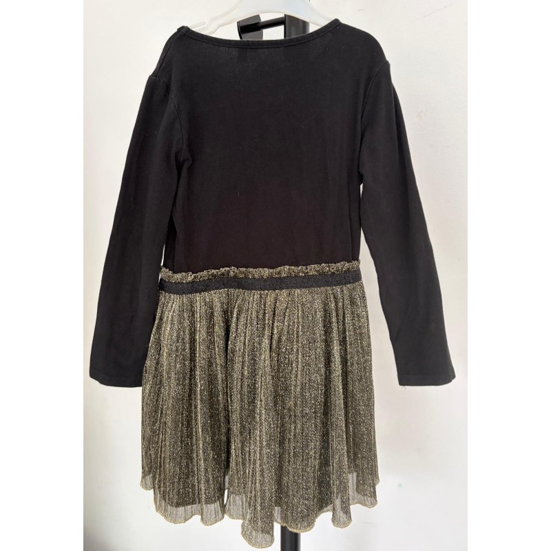 Robe Minnie Mouse Disney noire et dorée