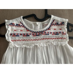 Robe fille CHIPIE blanche été