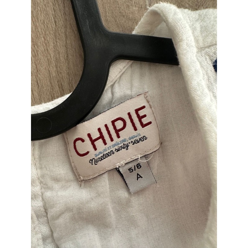 Robe fille CHIPIE blanche été
