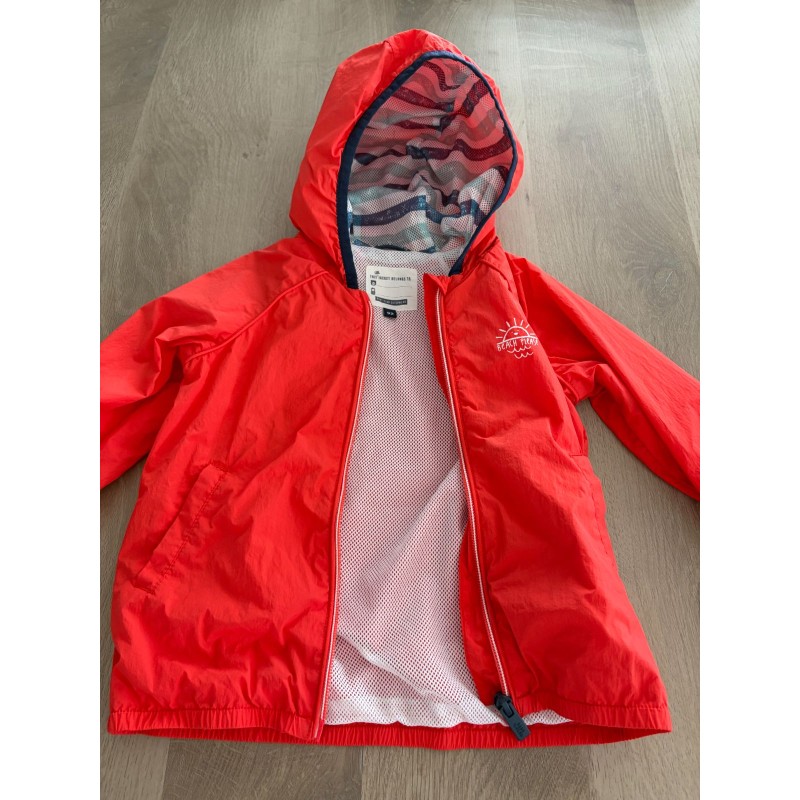 Veste légère rouge bébé