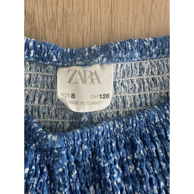 Jupe short fille bleu ZARA