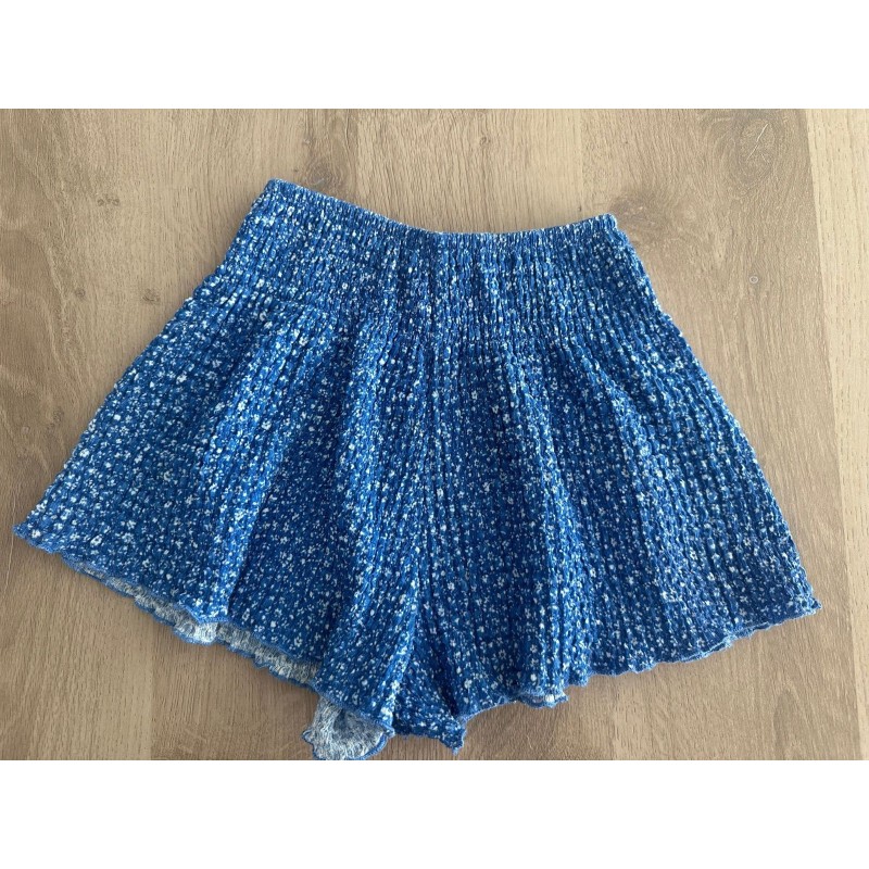 Jupe short fille bleu ZARA