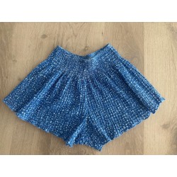 Jupe short fille bleu ZARA
