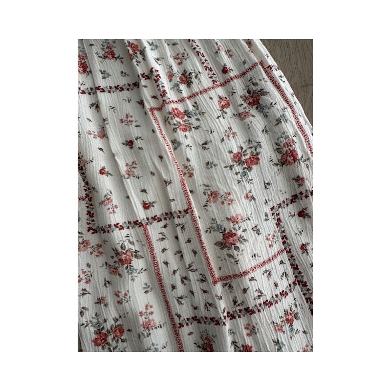 Robe été fleurie smockée