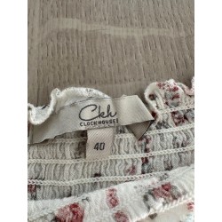 Robe été fleurie smockée