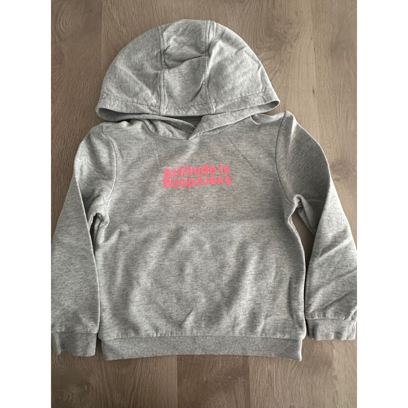 Sweat shit gris enfant à capuche KIABI