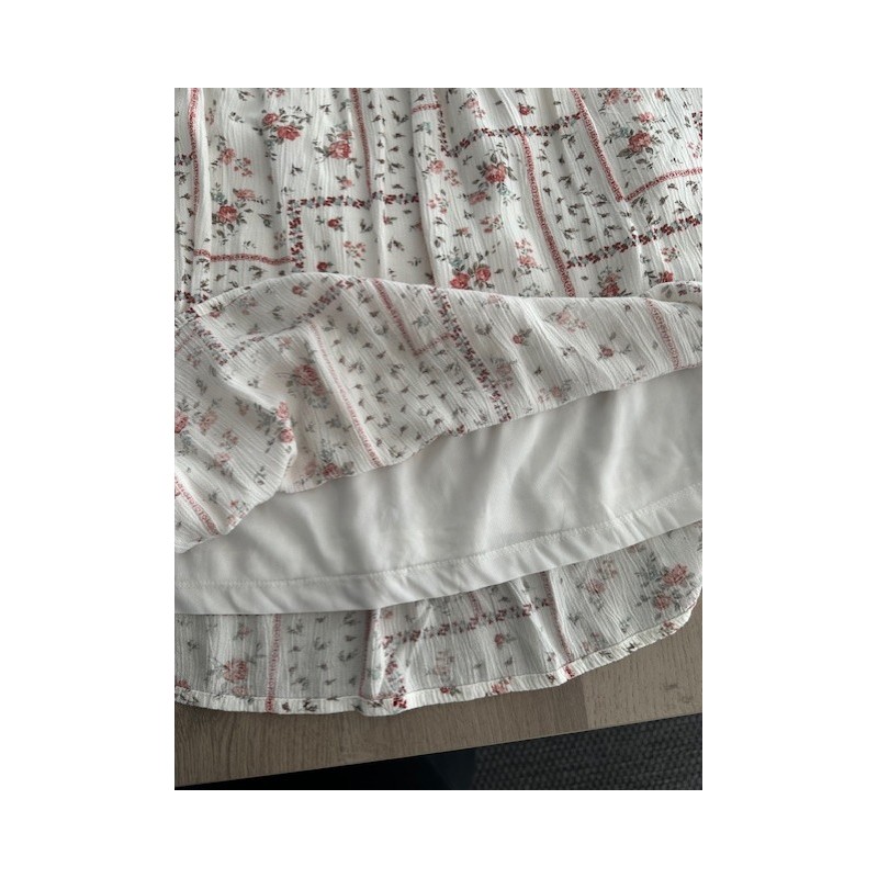 Robe été fleurie smockée