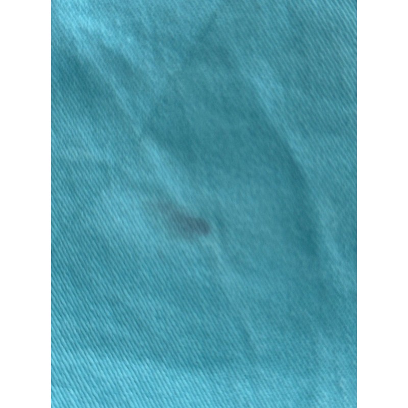 Short jean turquoise fille