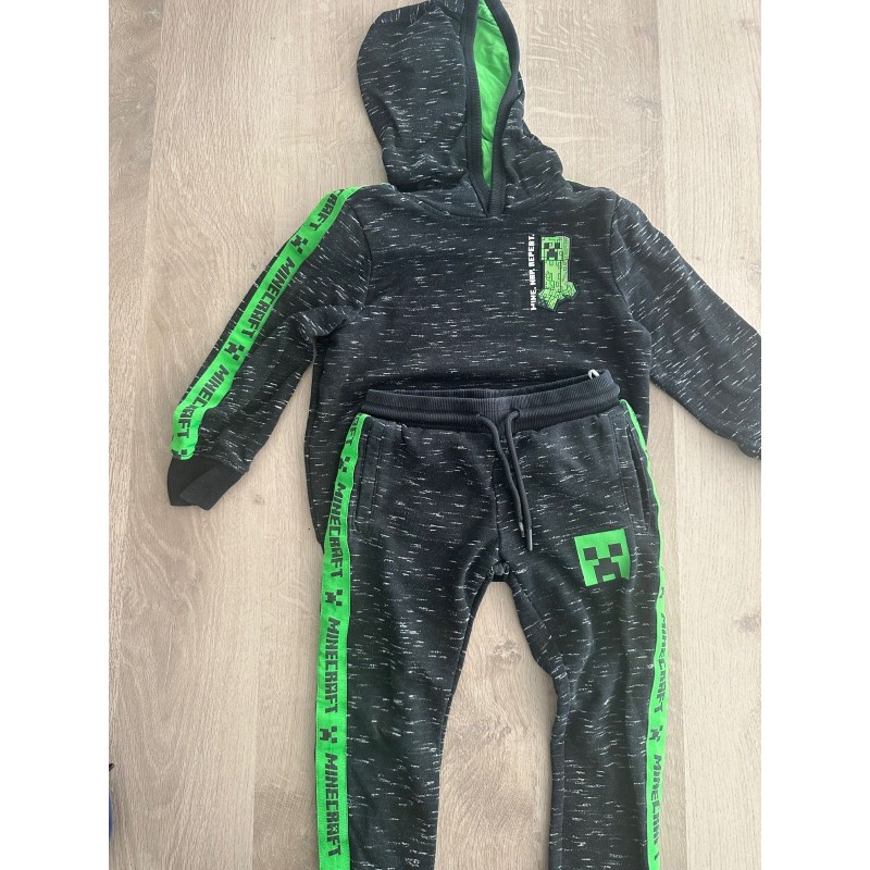 Ensemble Minecradft sweat pantalon garçon