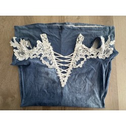 Robe bleu femme été