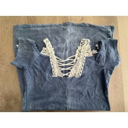 Robe bleu femme été