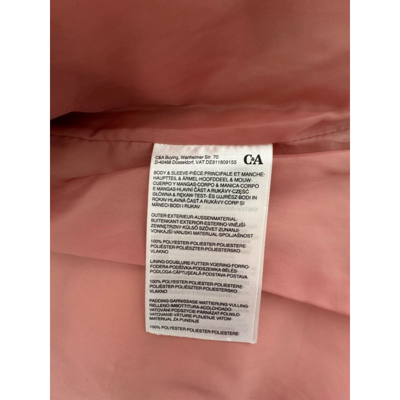 Veste matelassée fille rose