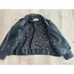 Veste perfecto noire fille H&M