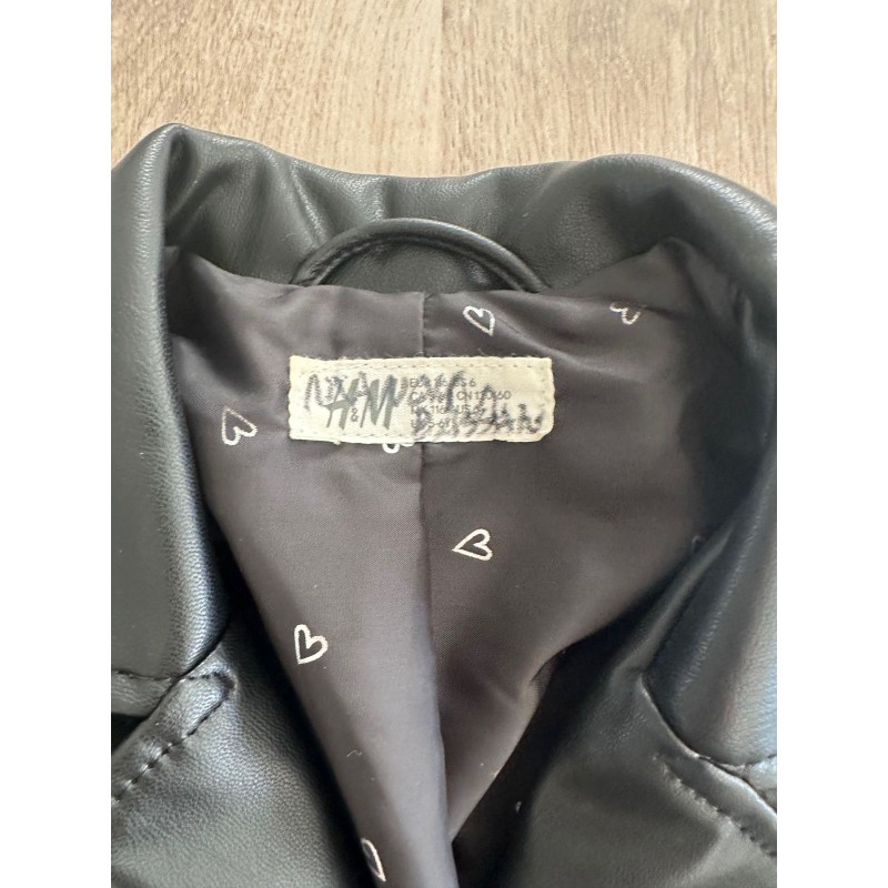 Veste perfecto noire fille H&M