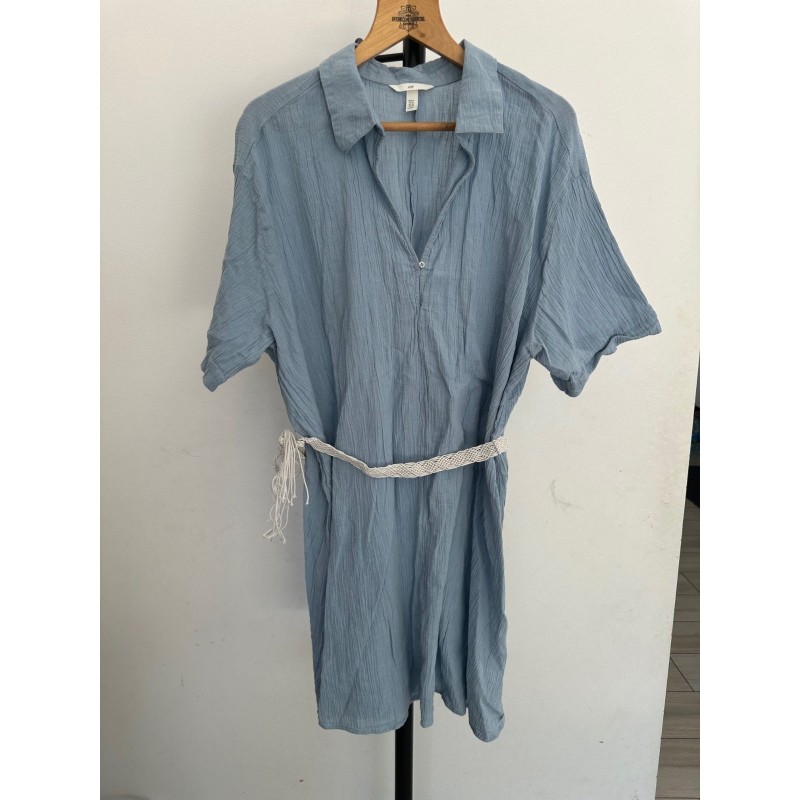 Robe légère bleu femme