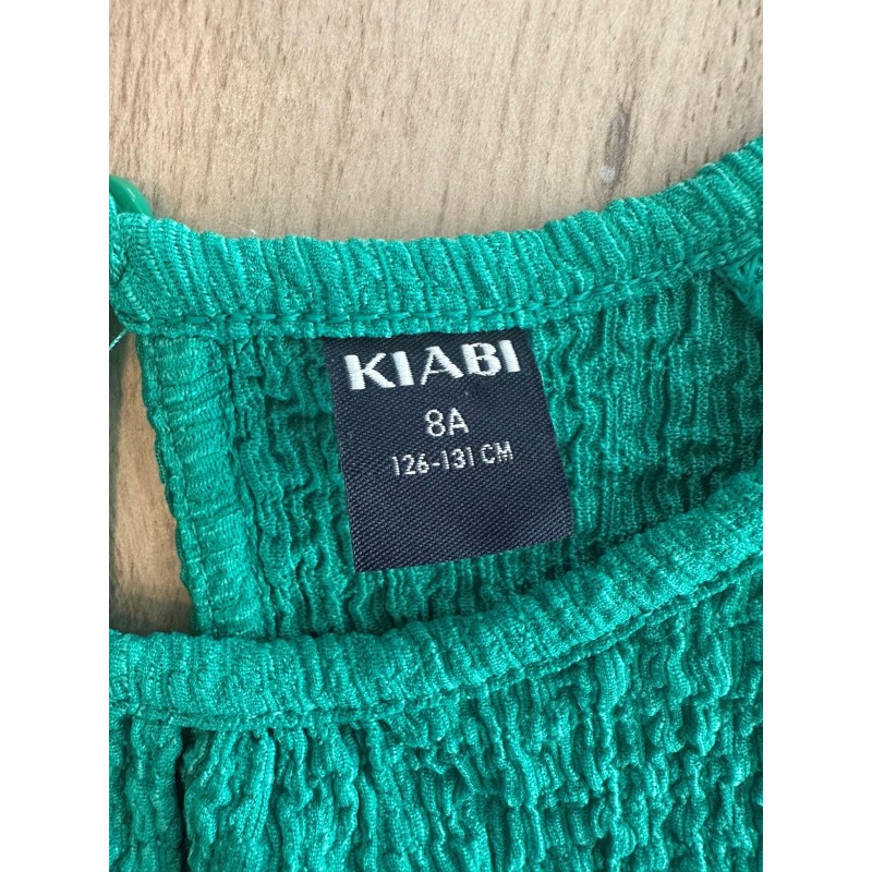 Robe verte KIABI fille 8 ans