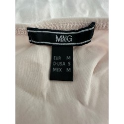 Top rose pâle Zara avec dentelle