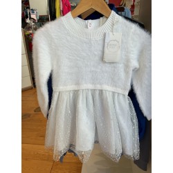 Robe blanche fille Carrément Beau 3 ans