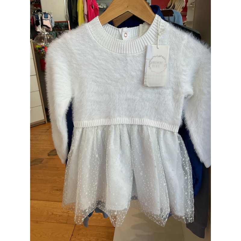Robe blanche fille Carrément Beau 3 ans