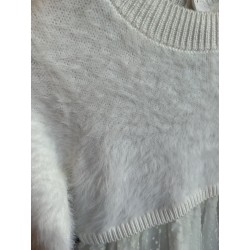 Robe blanche fille Carrément Beau 3 ans