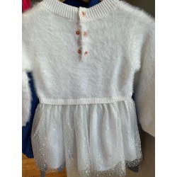 Robe blanche fille Carrément Beau 3 ans