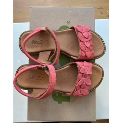 Sandales fille Froddo corail à fleurs taille 31