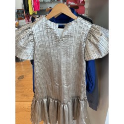 Robe Billieblush plissée métallisée – Taille 8 ans
