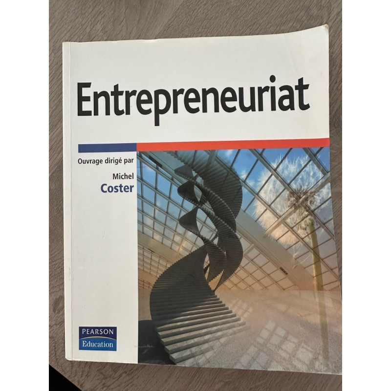 Livre Entrepreneuriat de Michel Coster