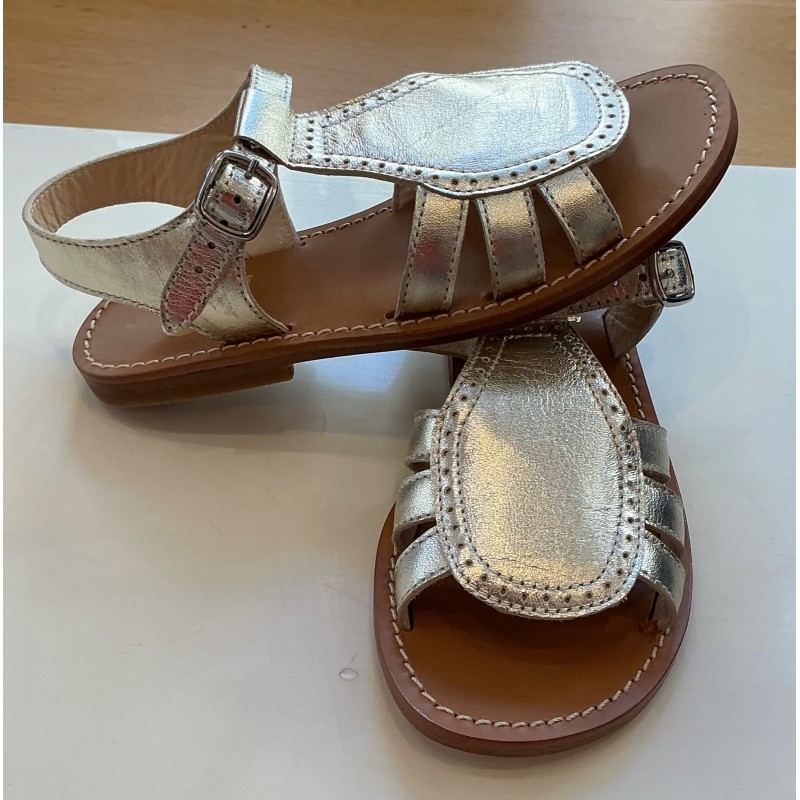 Sandales fille argenté Gallucci