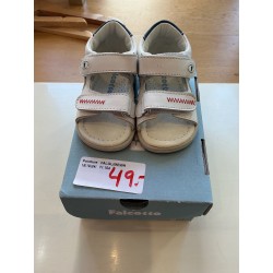 Sandales bébé Falcotto blanches et bleues – taille 19