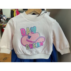 Sweat-shirt bébé beige Billiblush