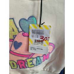 Sweat-shirt bébé beige Billiblush