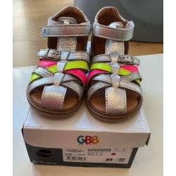 Sandales fille GBB argentées fluo – taille 24