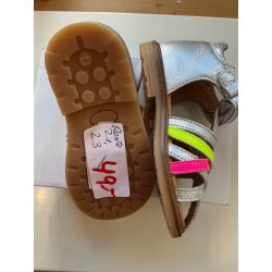 Sandales fille GBB argentées fluo – taille 24