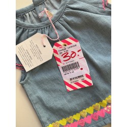 Ensemble bébé Billieblush effet jean avec bloomer – 3 mois