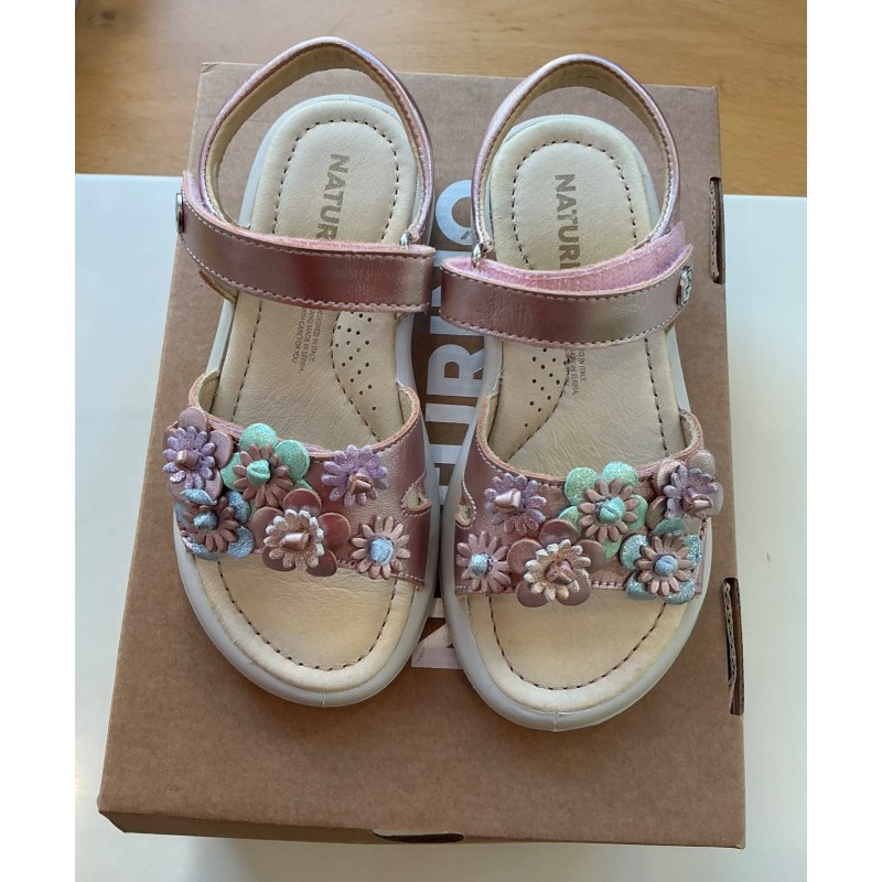 Sandales fille rose Naturino