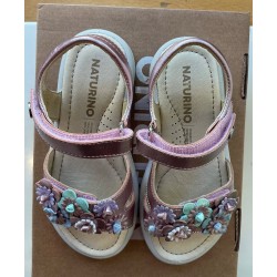 Sandales fille rose Naturino