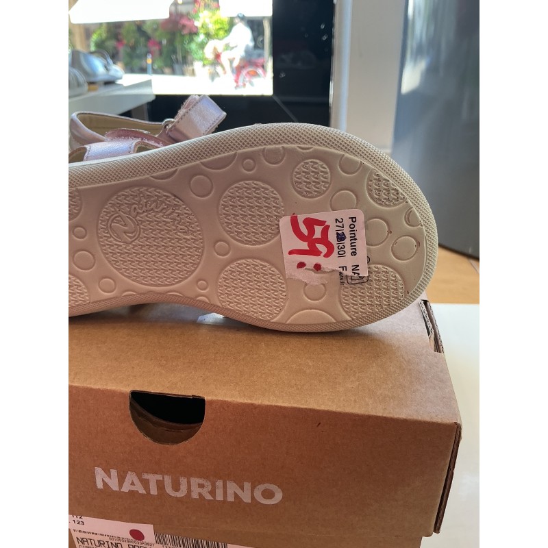 Sandales fille rose Naturino