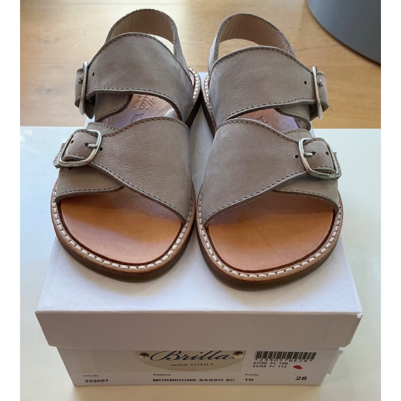 Sandales enfant Brilla taupe – taille 28