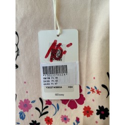 T-shirt manches longues fille rose Disney