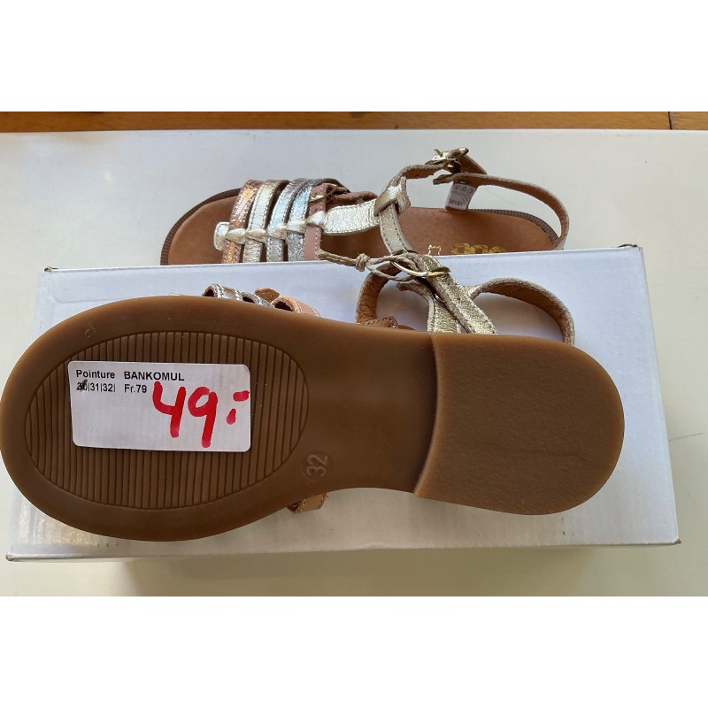 Sandales fille GBB doré