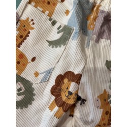 Pantalon Miniolie animaux de la savane – 2-3 ans